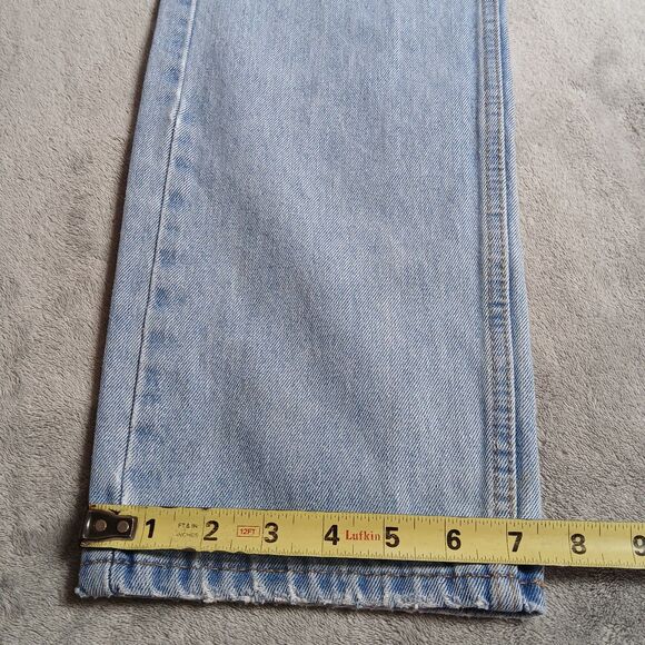 Levis 505 Jeans Mens 31x34 (Fits 30x32) Blue Classic Light Wash Denim Skater Y2k - Picture 12 of 13